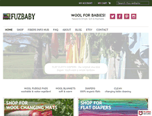 Tablet Screenshot of fuzbaby.com